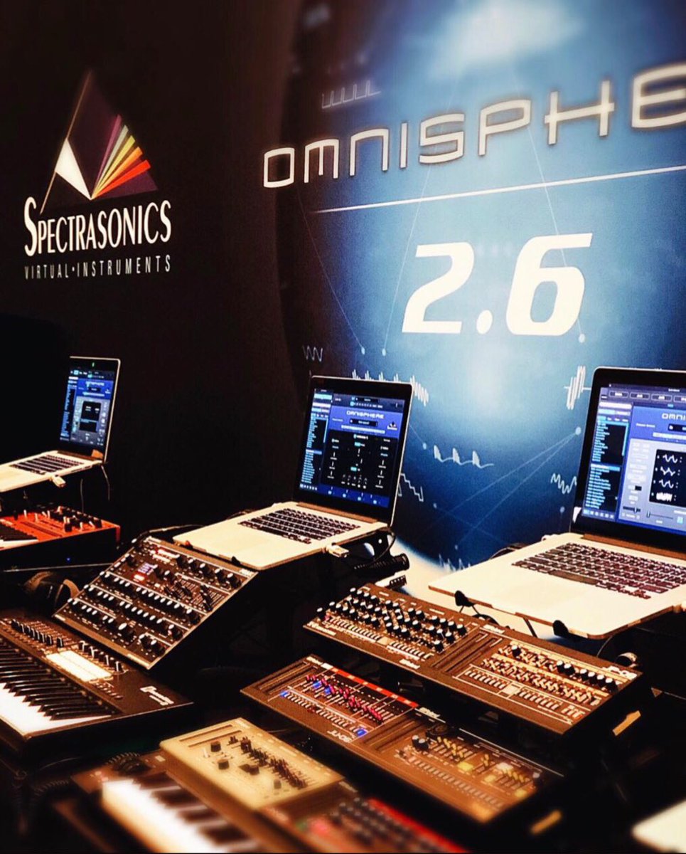 Spectrasonics's tweet photo. The final day of Synthplex 2019 is upon us! Check us out at Hall B, Booth 53! #spectrasonics #omnisphere #synthplex2019 #synthplex https://t.co/B1VmEdQyNe
