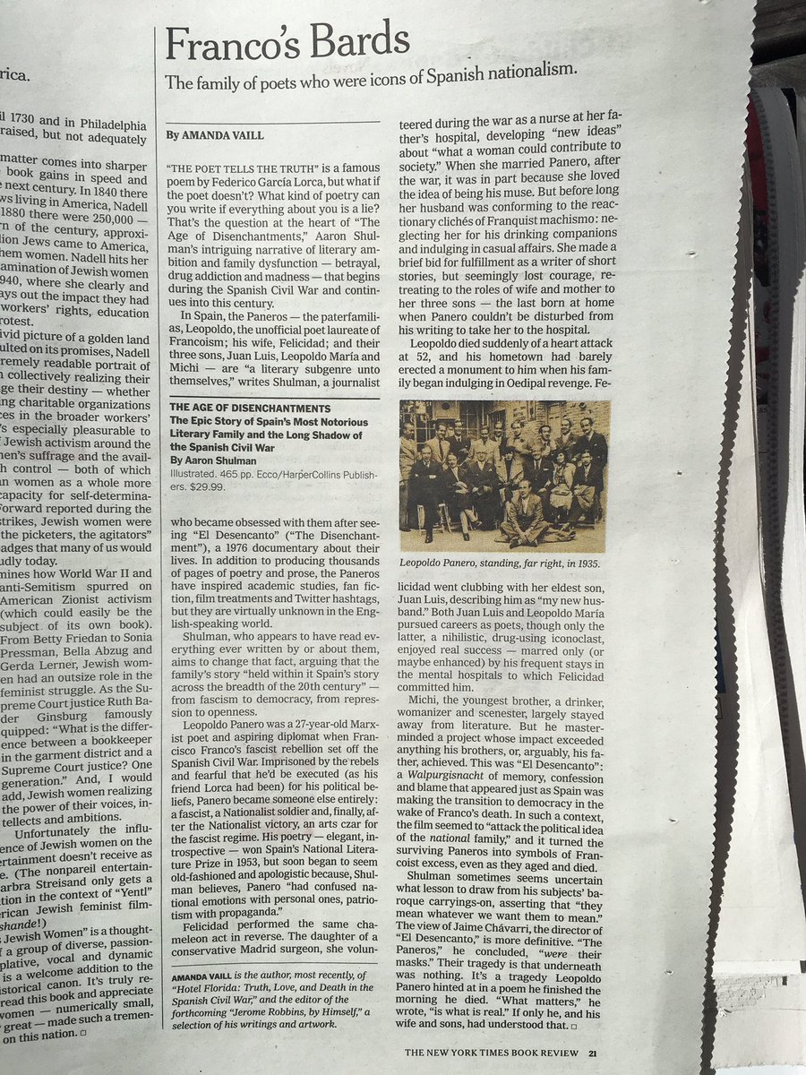 amshulman's tweet image. I’ve been reading @nytimesbooks every Sunday since college and today I’m reading a review of my own book in it. Surreal and, somehow, completely real.
