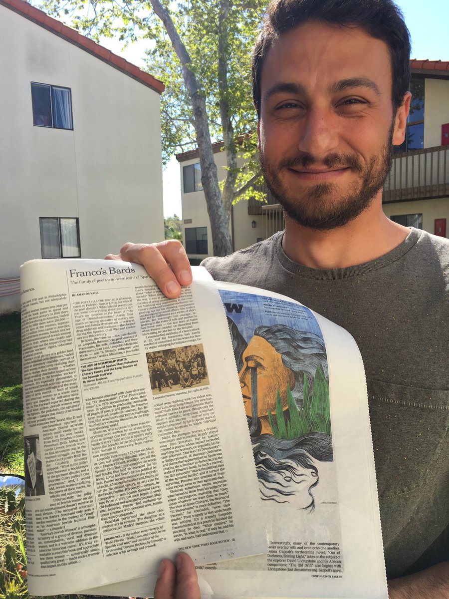 amshulman's tweet image. I’ve been reading @nytimesbooks every Sunday since college and today I’m reading a review of my own book in it. Surreal and, somehow, completely real.