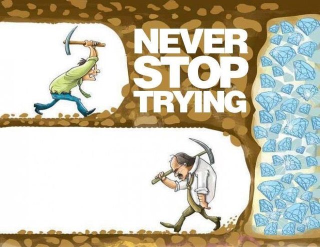 EntrepreneurBlu's tweet photo. NEVER GIVE UP!! 😤🔥⚒💎🙌🏼✅😃

No matter what you are trying to achieve, NEVER GIVE UP!! 🔥

The most successful people have one thing in common: a BURNING 🔥 desire to succeed! ✅

If one way fails, get up, and FIND A NEW WAY!! 😤💪🏼🚀📊💎🔥✅❤️

#win https://t.co/LnW1UTQXWT