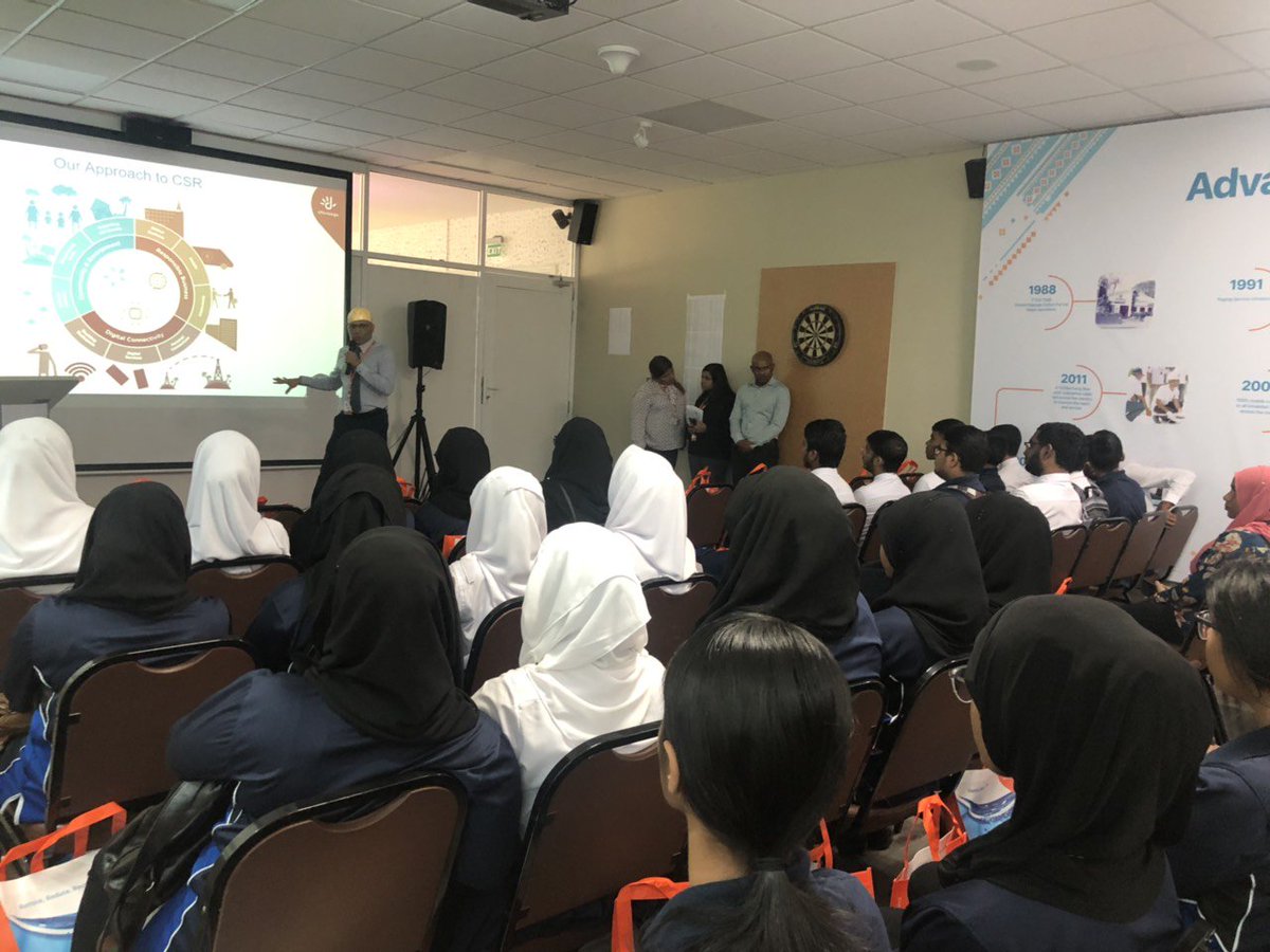 CHSE_HighSchool's tweet photo. Information held for our grade 12 students on CSR by Experts of Dhiraagu. #LearnEngagePlay #thinkoutofthebox #CreateInspire #development #inclusive @educationmv https://t.co/OZ6slOTywu