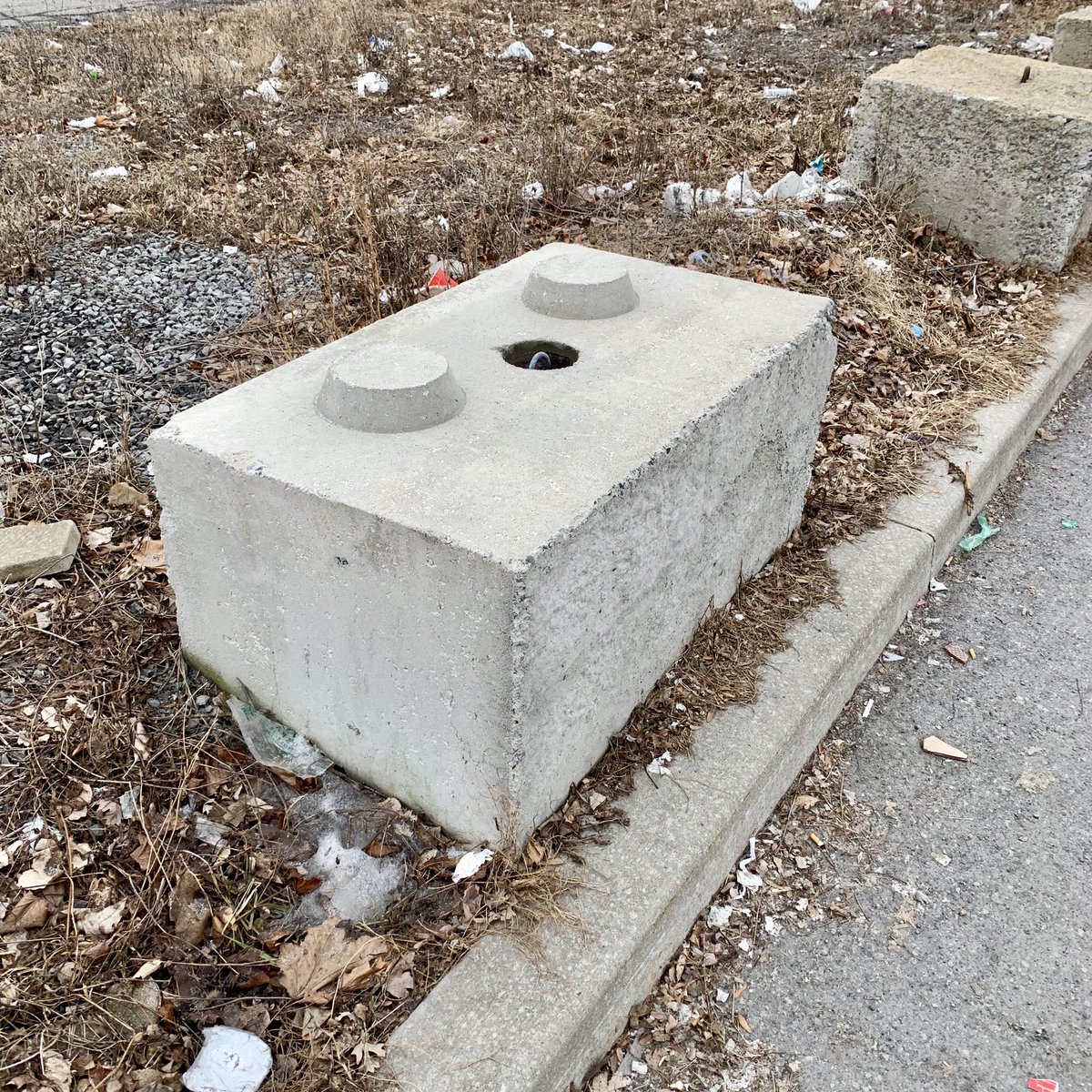 bernardreischl's tweet image. Concrete LEGO®️ blocks. What will they think of next? 

#legos #legoblocks #concrete