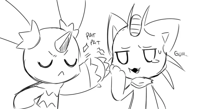 @EMeowth DRASTIC SITUATIONS CALLS FOR DRASTIC MEASURES!!! But I forgive you since I'm nice maybe ùú

(but AAAAAAA glad you appreciate my crappy little doodle hohoho) 