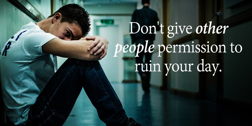 Don't give other people permission to ruin your day. #quote #SuperSoulSunday via <a href="/tim_fargo/">Tim Fargo 🇺🇲 🇺🇦</a>

#qileader #authenticleadership #beyourself