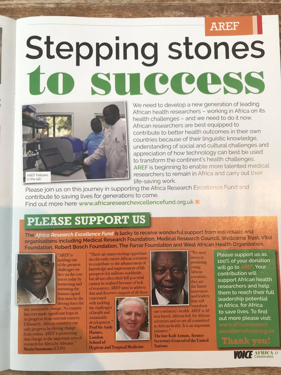 JeremyFarrar's tweet photo. Join @MedResFdn @The_MRC @VitolFoundation @BoschStiftung FFoundation in supporting @AfrResExFund and the remarkable Prof Tumani Corrah &amp; nurture early career health researchers across #Africa https://t.co/0tlNY9Plm0