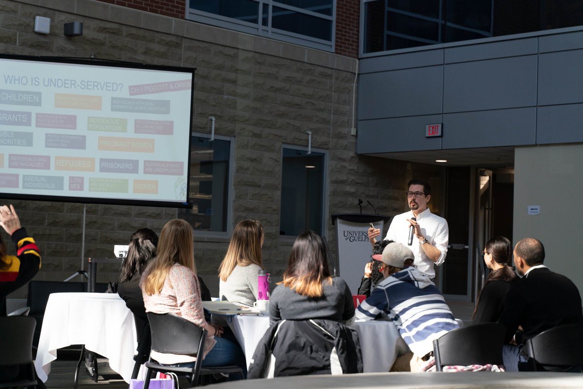 We had the phenomenal <a href="/twpiggott/">Thomas Piggott MD PhD</a> speaking on accessibility to healthcare for #underserved populations, all the while explaining the importance of terminology and language in our current healthcare landscape. #FillingTheGaps