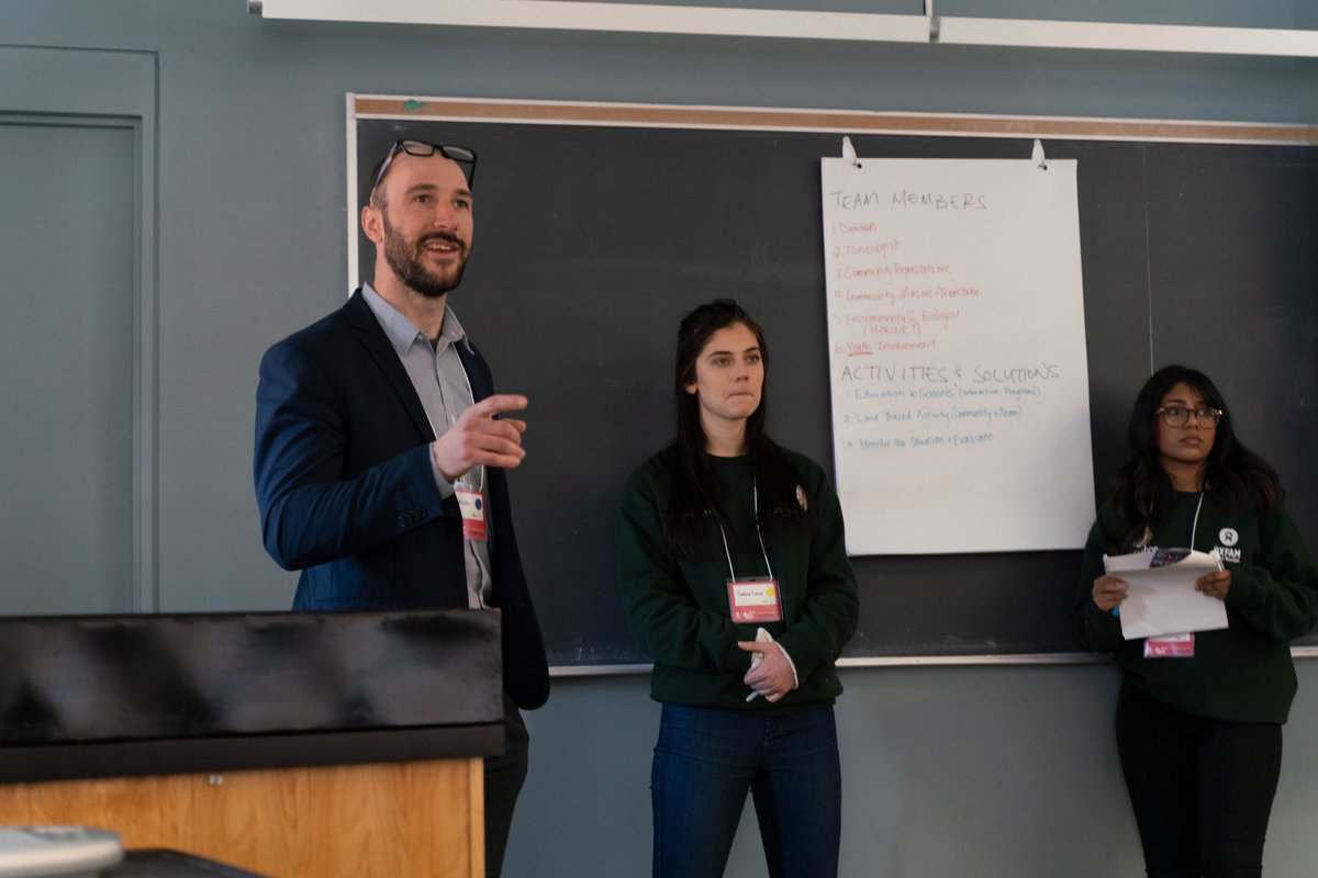 We had <a href="/OntVetCollege/">Ontario Veterinary College</a>’s Dr. Matt Little speaking on the thought-provoking topic of the effects of climate change and changing diets on food systems &amp; impact on human health. #FillingTheGaps