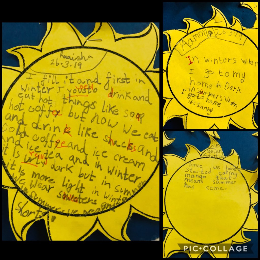 vitika_chadda's tweet photo. #Form1 #TDTheme #HowTheWorldWorks Is the weather changing? How do you know? What is the meaning of ‘influence’? And one of them amazes you- “Influence means affecting other’s routines.” #LittleInquirers #LittleExplorers @AneeshaSahni @anunarang76 @vandysays @ibpyp @PathwaysNoida https://t.co/PFiC1Clkaa