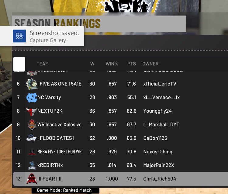 Gg nextup2k we grinding #fear2k coming for #1 @ImhereimreadyTy @youFamousEnough <a href="/Big_Brudda_PURP/">Coach Purp</a> @StarrrTexas <a href="/24kTrill/">24k Trill</a> @ayo_RANKem <a href="/GsTaR____/">🥶</a>