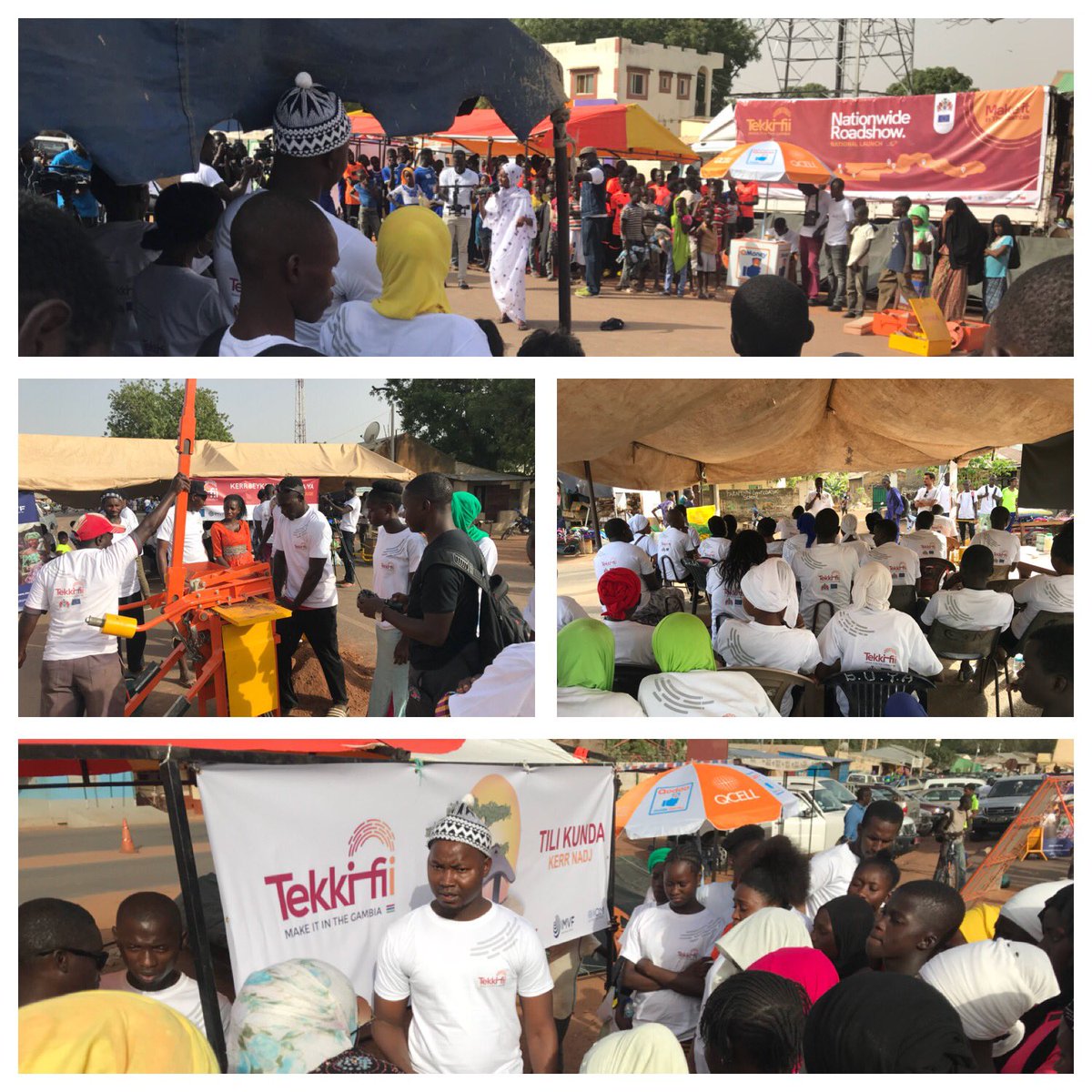 raimund_moser's tweet photo. #TekkiFii roadshow kick off in #Farafenni 

Youths show how to make it in #Gambia with skills, hard work &amp; determination

@Presidency_GMB @MofeaGambia  @GambiaNYC @yepgambia @ITCnews @imvf @giz_gmbh @Enabel_Belgium @GYCCGambia @UReport_Gambia 

@EUinTheGambia #AfricaTrustFund https://t.co/WjkfUuuj8m