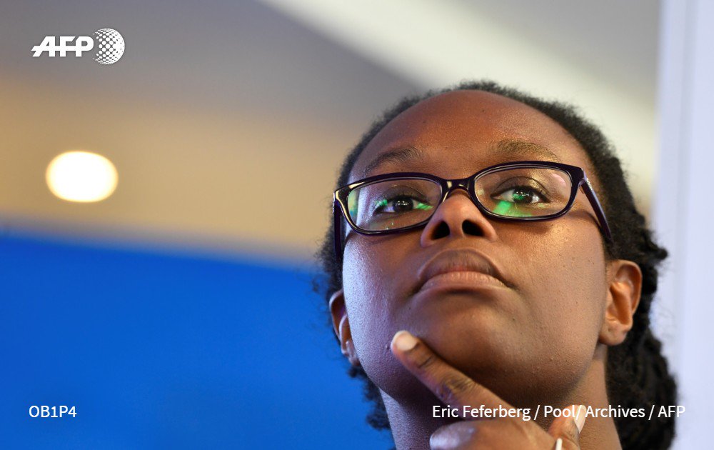 afpfr's tweet photo. Sibeth Ndiaye nommée porte-parole du gouvernement (Elysée) #AFP https://t.co/HjxXx9LW5Z