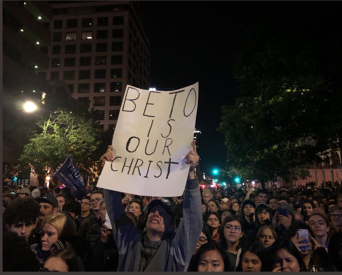 This is the problem with politics today. Politicians are not and cannot be our Saviors.