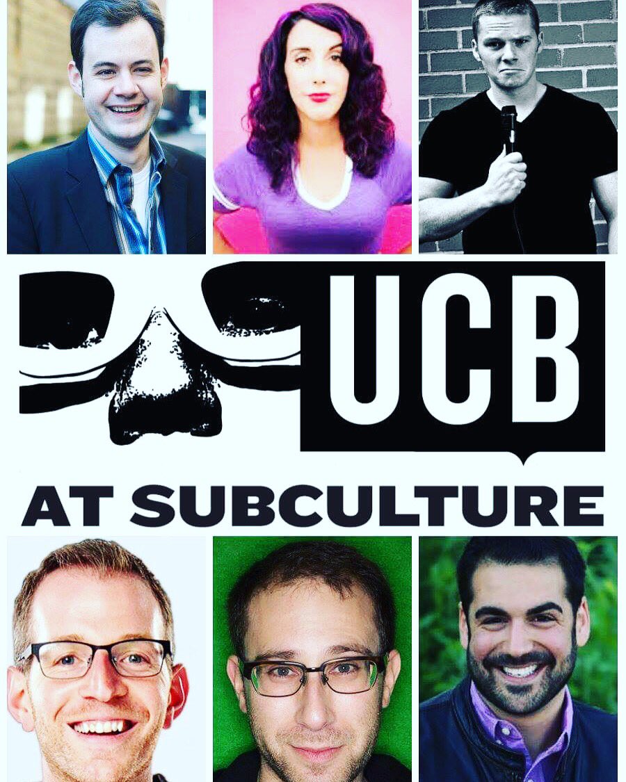 🤪 TONIGHT! Sunday 3/31 is the pre-April Fool’s show of your dreams! @robertdean hosts @KevinMcCaff @GiuliaRozzi @ItsEvanWilliams @GaryVider @louiskatz & @harrisoncomedy at @ucbtny at @subculture_nyc! Reminder show is now at **9 PM** at SubCulture, located at 45 Bleecker St! 🤪