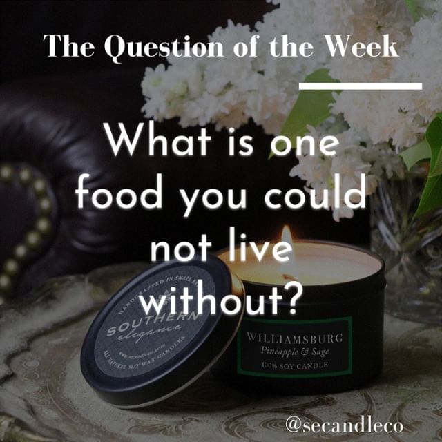 What is one food that you could not live without?
#SouthCarolina, 
#Mississippi
#Florida
#Alabama
#Georgia
#Louisiana
#Texas
#Virginia
#Arkansas
#Tennessee
#NorthCarolina
#Nc
#Sc
#Tn
#Tx
#southernelegance
#secandleco
#Blacksouthernbelle
#Boutiquehub
#Myh… ift.tt/2OAUcvL