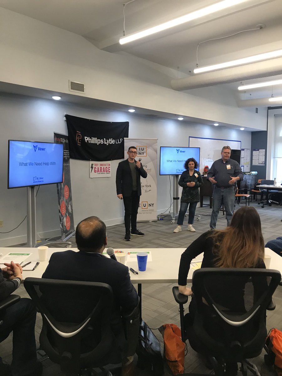 swcrny's tweet photo. Big congrats to @_Vewr for coming in Friday with an idea and pitching a business Sunday✅
#startupweekendtroy https://t.co/Vn4Om6UiLn