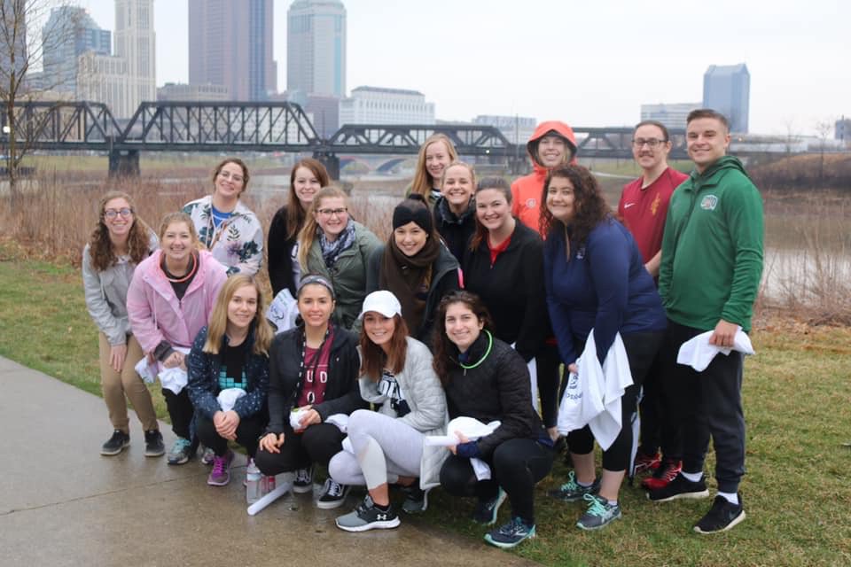 SAAOhioUni's tweet photo. We are so proud of all of the Ohio University SAA members who attended AAA 2019, from Michael Hlousek and Olivia Chuzie presenting original research to Kyle James, Matt Behringer, Mandie Hawbaker, and more volunteering at the AAA 5k run/walk! Stay in touch, and see you next year! https://t.co/ubr6n6D5PS