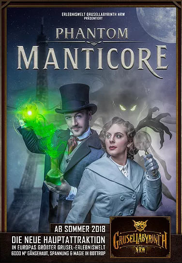 Monat1_'s tweet photo. Monat1 Live erleben? -> Ab Mai 2019 im Grusellabyrinth in Bottrop :) -> Phantom Manticore -> Vorbeikommen lohnt sich!😉 https://t.co/2iG0jzZ5I7