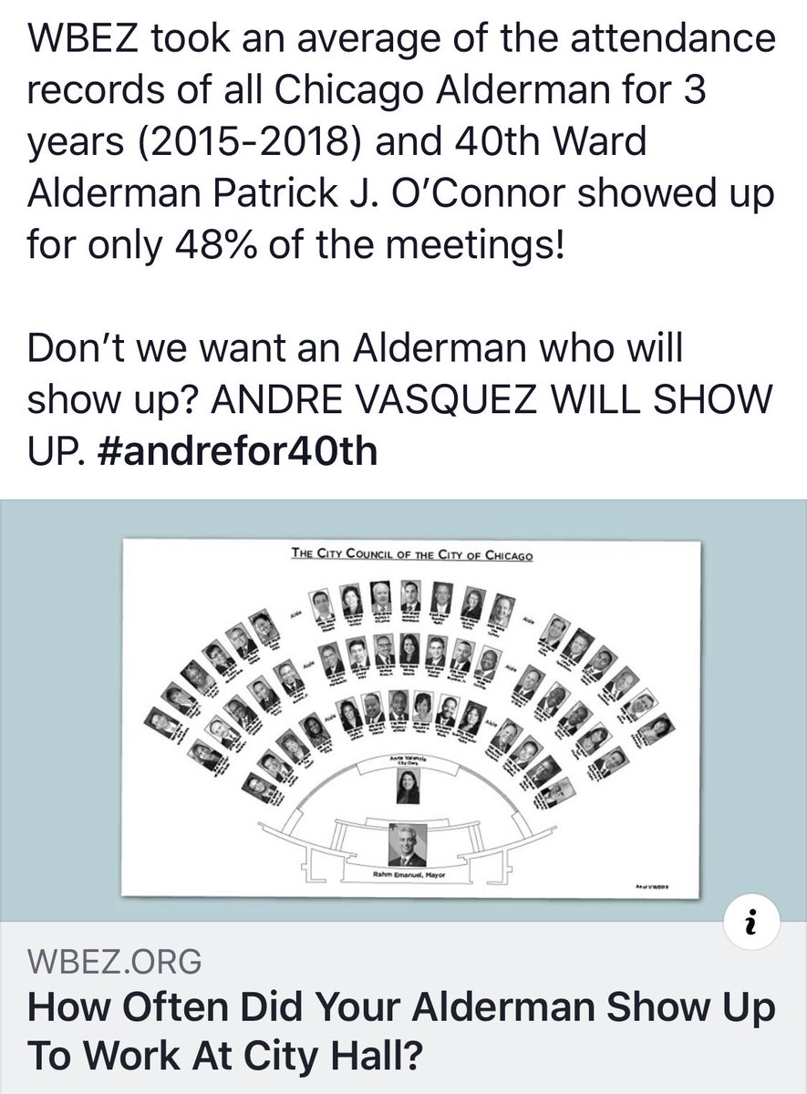 krispekitty's tweet photo. Would you vote for someone who only shows up to work 48% of the time? Vote ⁦@Andrefor40th⁩ this week! #andrefor40th https://t.co/muVkUGkVgi