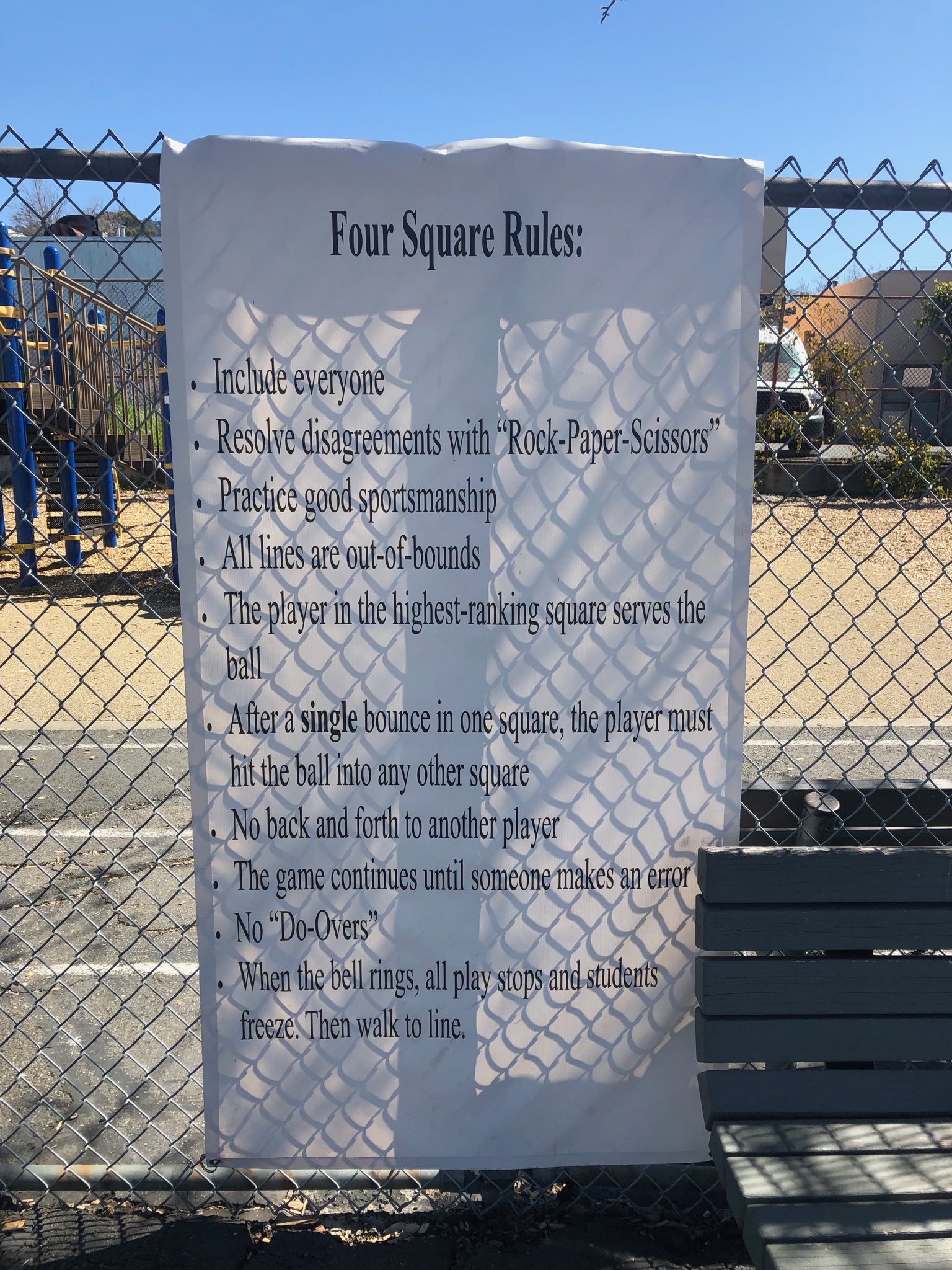 Official Rules of Four Square