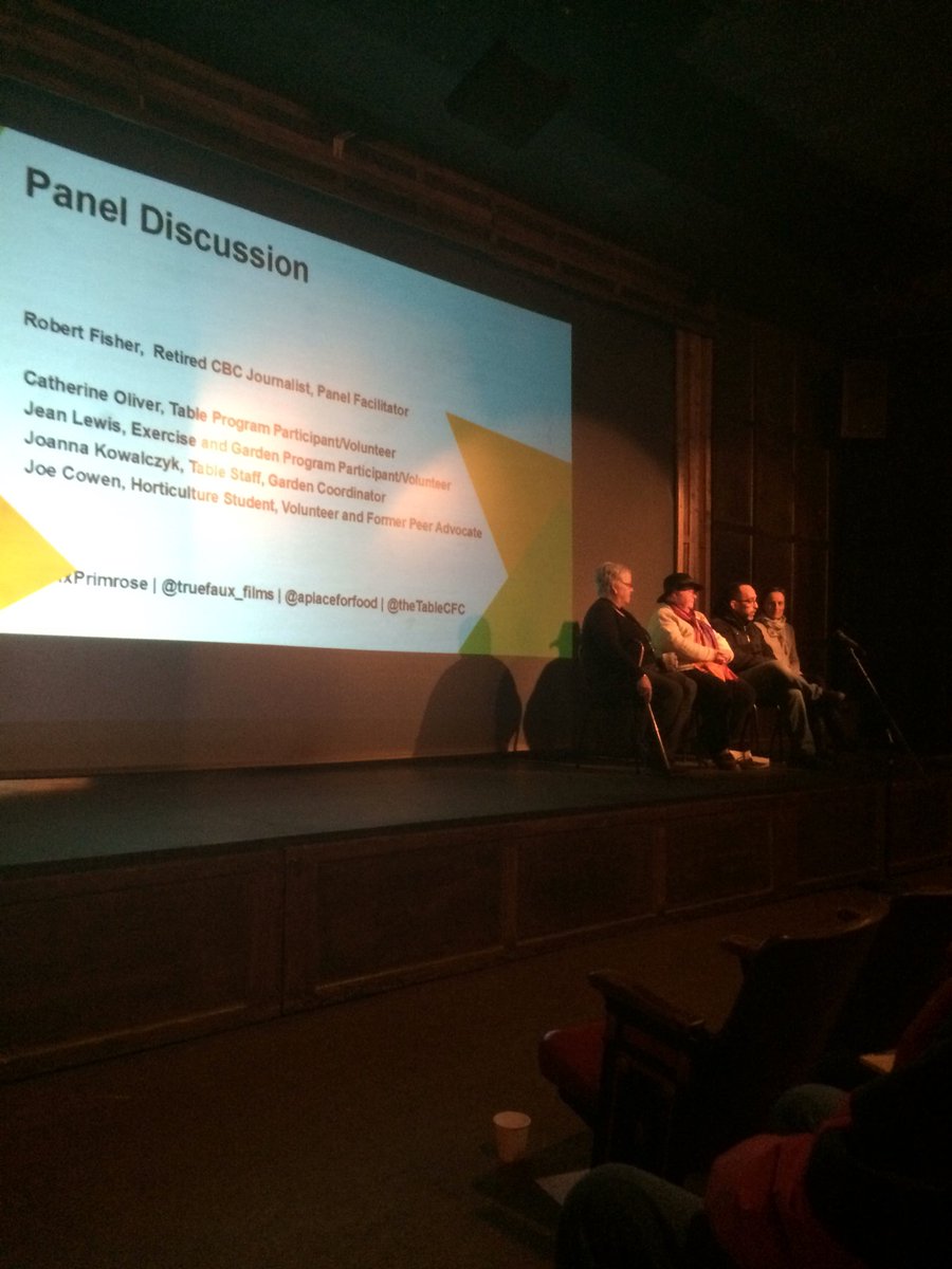 CommunityNavs's tweet photo. fabulous panel discussion after #SixPrimrose @TheTableCFC @aplaceforfood @truefaux_films https://t.co/GHjY9rRx6b