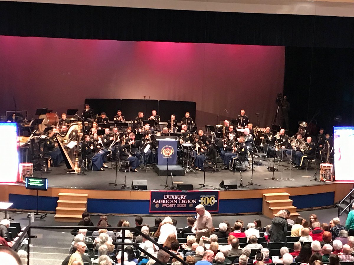 MrsPotash's tweet photo. US Army Field Band warming up @ the PAC https://t.co/HbOyWIlvOE