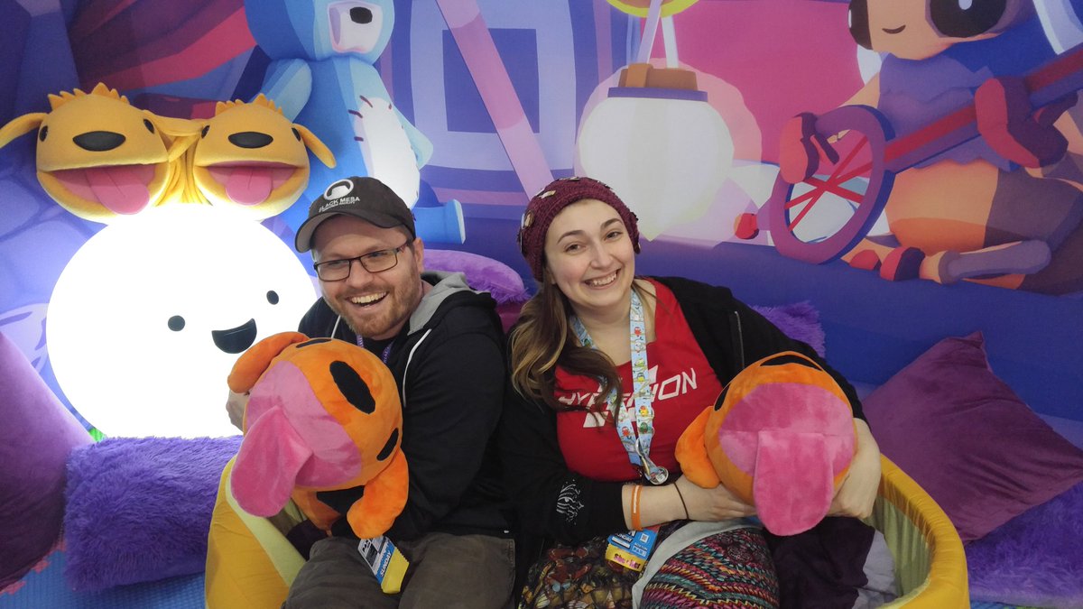 rimkunas's tweet photo. I might win a shirt! Shout out from PAX East! @playPHOGS #PAXPHOGS https://t.co/c19RhuFzvz
