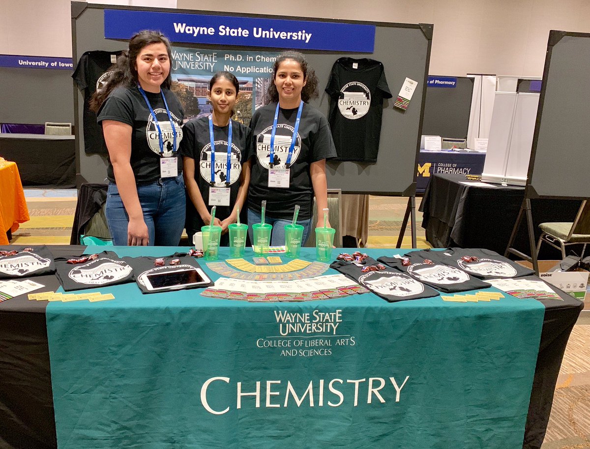 waynestatechem's tweet photo. Stop by and visit #wsuchemistry at #ACSorlando! https://t.co/qfaTxgiRZV