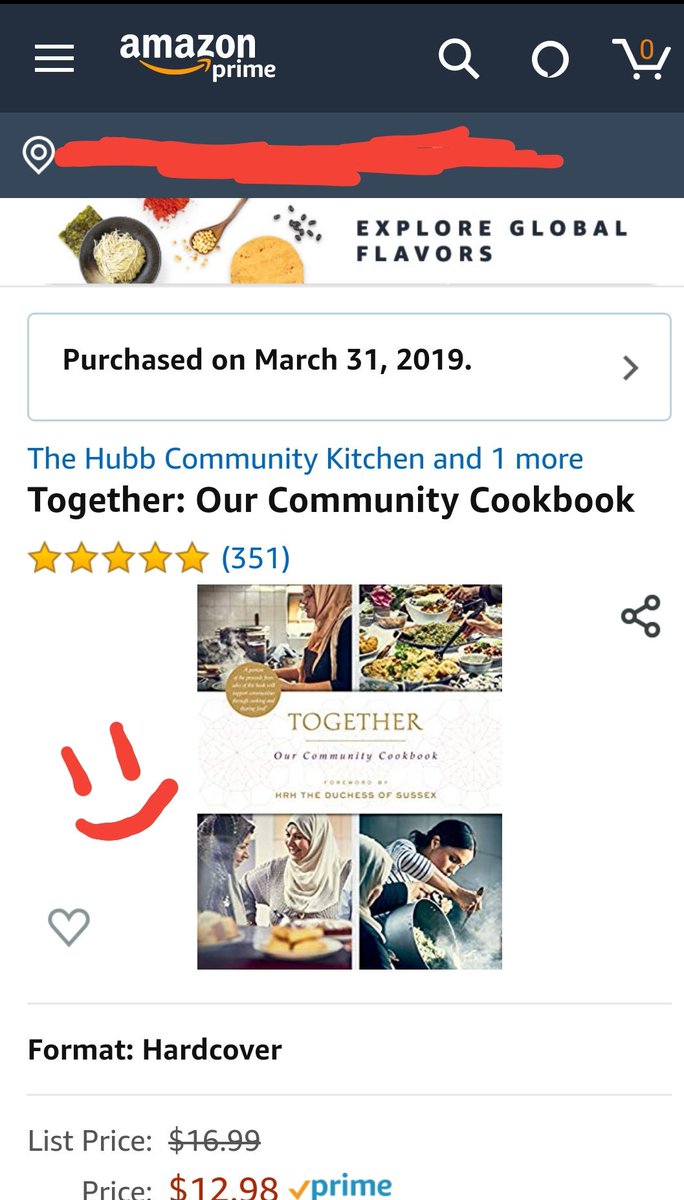 Angelpeach06's tweet image. Purchased #TogetherCookbook for #GlobalBabySussexShower 
#GlobalSussexBabyshower
