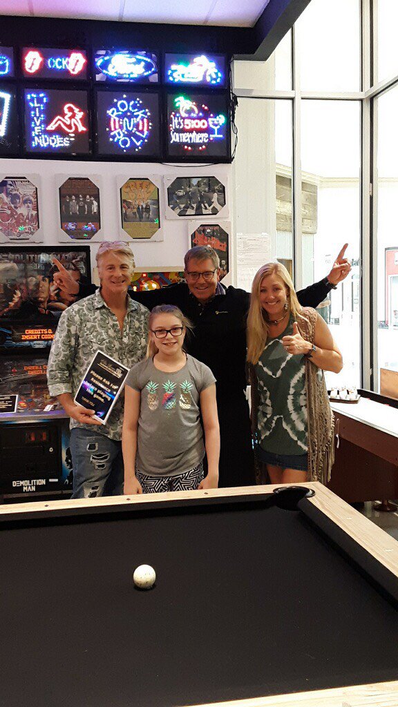 EliteGamerooms's tweet image. Congratulations  to the Reynolds family on their new purchase of the "Soccer" pinball  machine by Gottlieb, at Elite Home Gamerooms, Sarasota...
 #pinballmagic