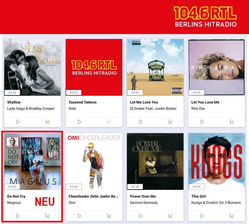 Bayern 3 Top 20 Radio Charts