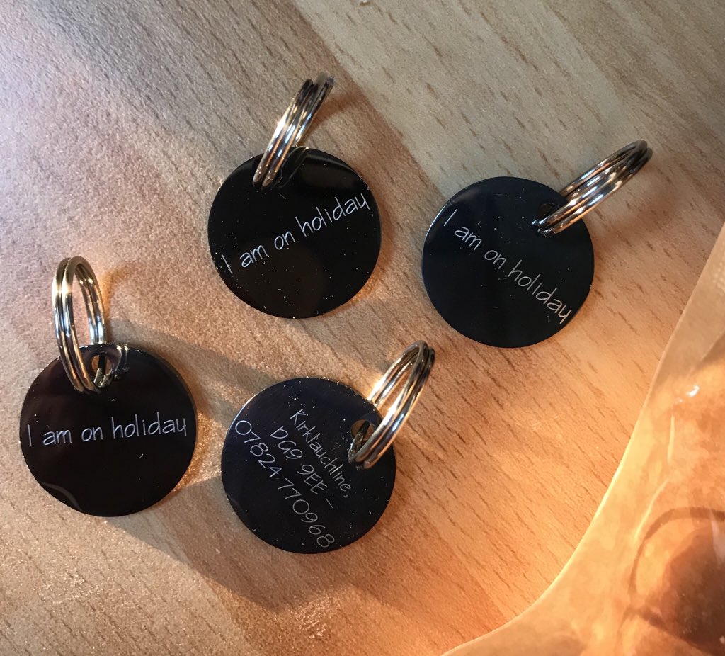 Bob’s been a busy boy &amp; he’s taking his new role seriously. 
He’s sourced new doggy treats, we have a PAWsome range of mini bone treats for our welcome baskets.
We also have ‘I’m on holiday’ collar tags too for our FURpals to wear on their collar. #dogswelcome #dogsoftwitter