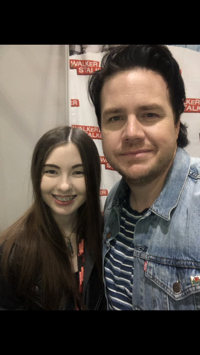 ellie___2003's tweet photo. Hey @WalkrStalkrCon, had such a good time at #walkerstalkerlondon with @kharypayton, @chandlerriggs, @steveyeun, and Josh McDermitt, missing it already! 🥰❤️ https://t.co/EqeVTHlnRu