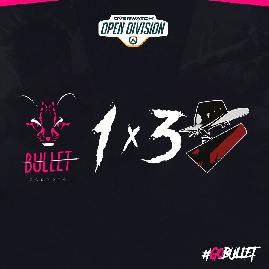 BULLETesportsGG's tweet photo. GGs! A Made In Escolinha levou a melhor e garantiu 3x1 contra nossa line up de Overwatch no jogo de hoje da Open Division!

#goBULLET https://t.co/KRGvtFaQoc