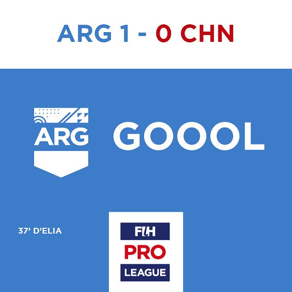 ¡Goooool de <a href="/pitidelia/">Piti D'Elia</a> para estableces el 1 a 0 a favor de #LasLeonas🦁 🇦🇷 ante China 🇨🇳 por la #FIHProLeague