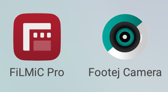 smartfilming's tweet photo. The two pro video recording apps on Android with the best update record in the recent past are @FiLMiCPro and @footej_camera. #AndroidVideography #smartfilming https://t.co/R40uYt4Y1k