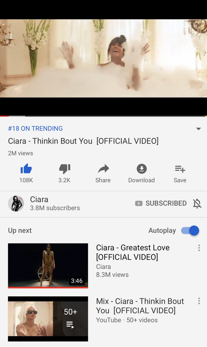 ChrystalPaid's tweet photo. 2 MILLION!! โจ #ThinkBoutYou Video
Keep Streaming!!
https://t.co/Fappe7BZe7 https://t.co/CxmesoJwW3