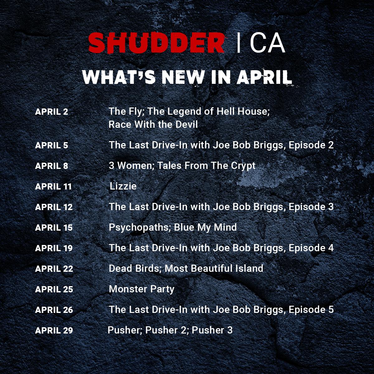 What's coming to Shudder in April r/Shudder