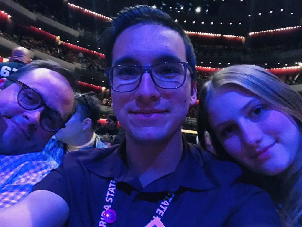 SteveArment's tweet photo. Troupe 5444 had a wonderful time at this year’s Florida State Thespian Festival! Congrats to Hannah Haynes, Abby Hernandez, and Brendann Chumpitazi for their Superior-rated performances! https://t.co/EvKEpRpTIj