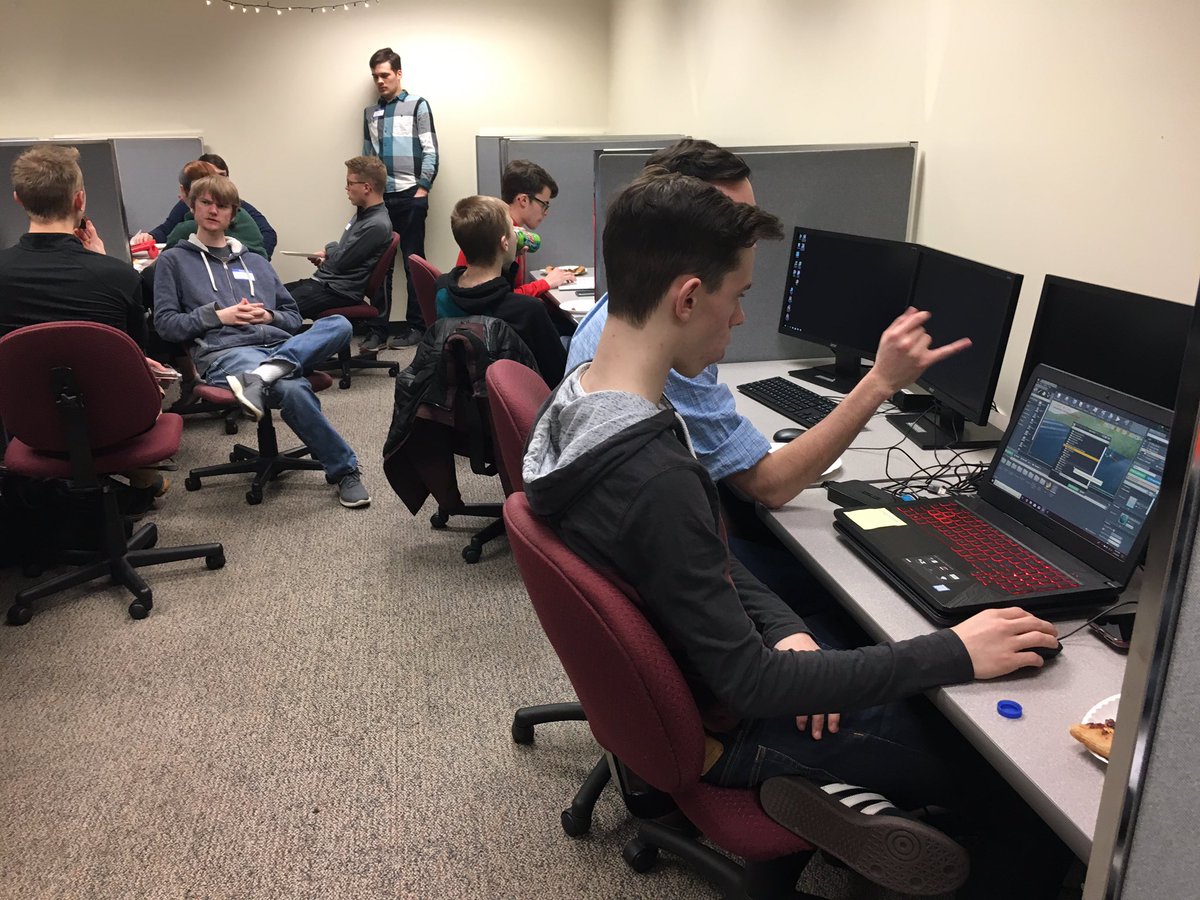 technected2you's tweet photo. In the first hour of our 4th annual working with University students on final projects AND solving puzzles #CS50xCedarville #cs50ap #cedarvilleHackathon #cs50puzzleday https://t.co/rgNTCBh8sH