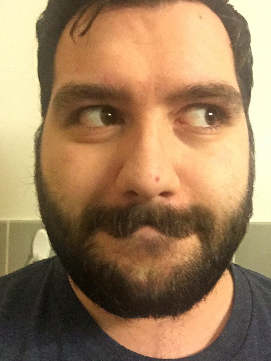 GigantoMikel's tweet photo. That moment, when your lips hide in the #mustache #beardcontrol https://t.co/m2vhgGNh51