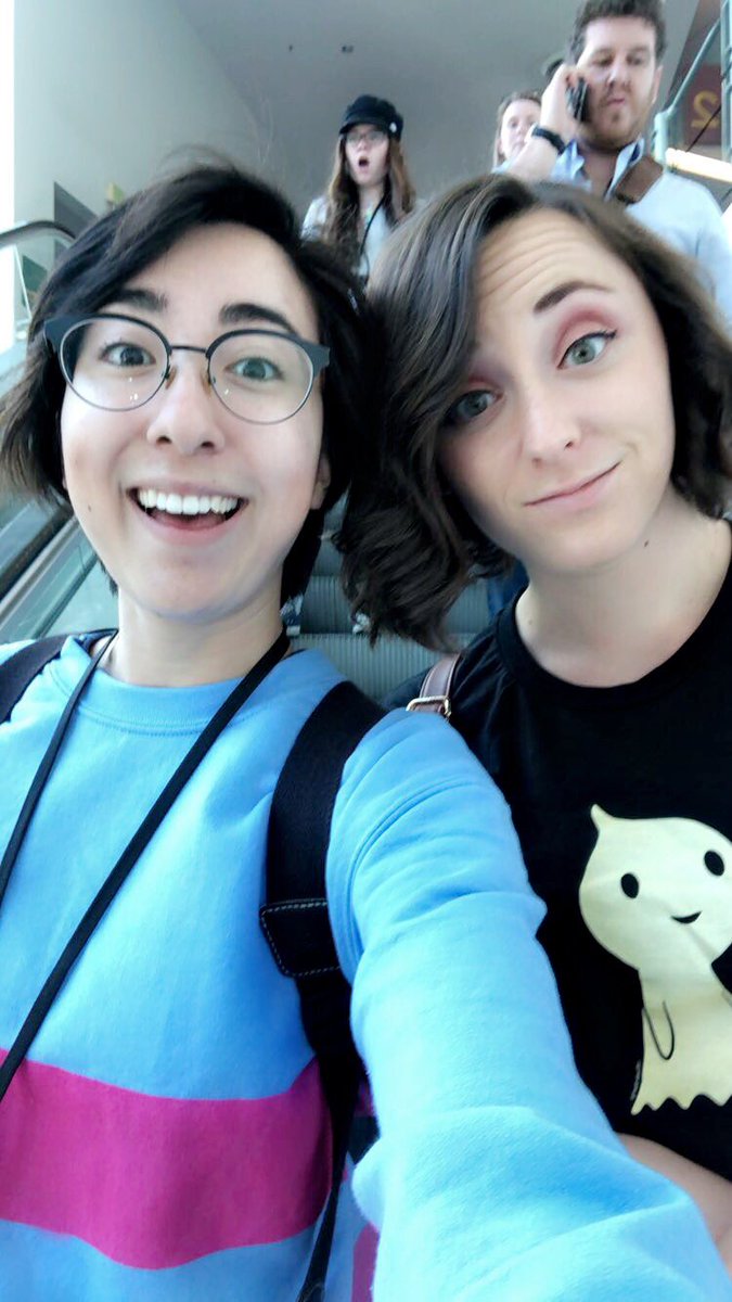 kteraaa's tweet photo. a frisk cosplay in 2019? it’s more likely than you think!! #Wondercon https://t.co/MLNAAyWUzr