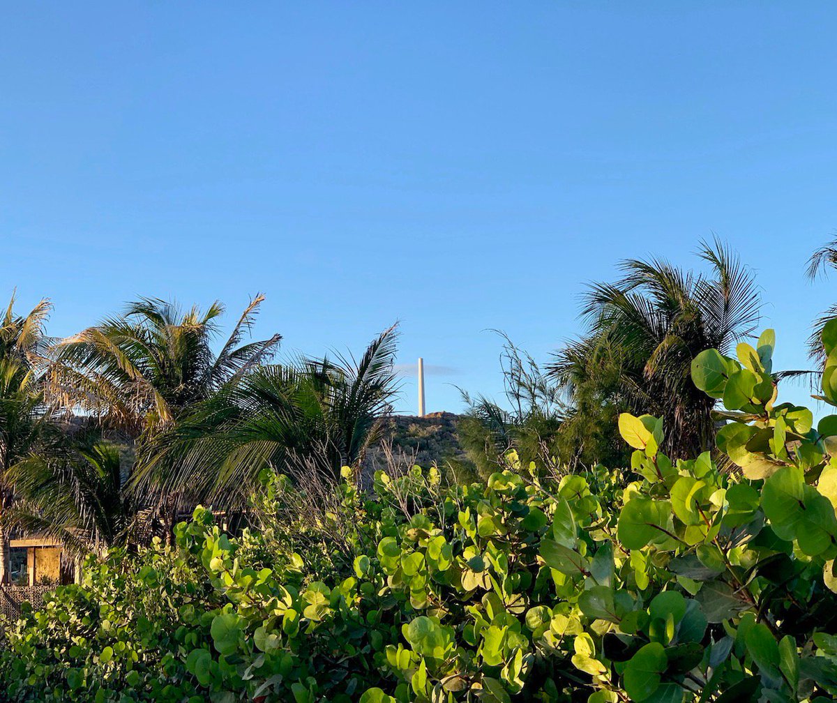 Preparing to launch from Necker Island