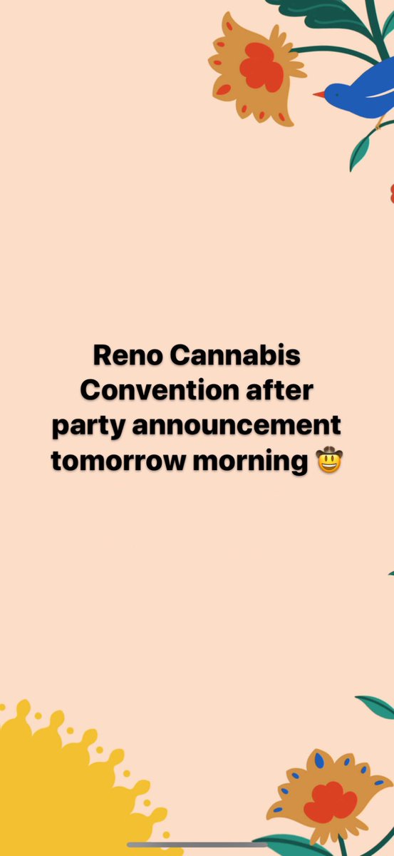 The cannabis industry will converge in Northern NV for the Reno Cannabis Convention this Sat &amp; Sun April 6-7. Tickets: goo.gl/2pTCgC 👈
.
#RCC19 #renonevada #nevadammj #nevadacannabis #renonev #renocannabiscommunity #renonv #biggestlittlecity #renoisrad #downtownreno