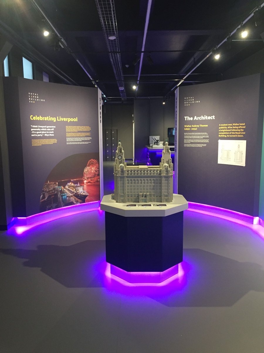 RLB360's tweet photo. If you don't have a head for heights, don't worry! 

Our visitor centre is completely free and has loads of information about the history of the Royal Liver Building as well as an interactive green screen and gift shop.

Come along when we open 2nd April. https://t.co/hoqQcbvTf8