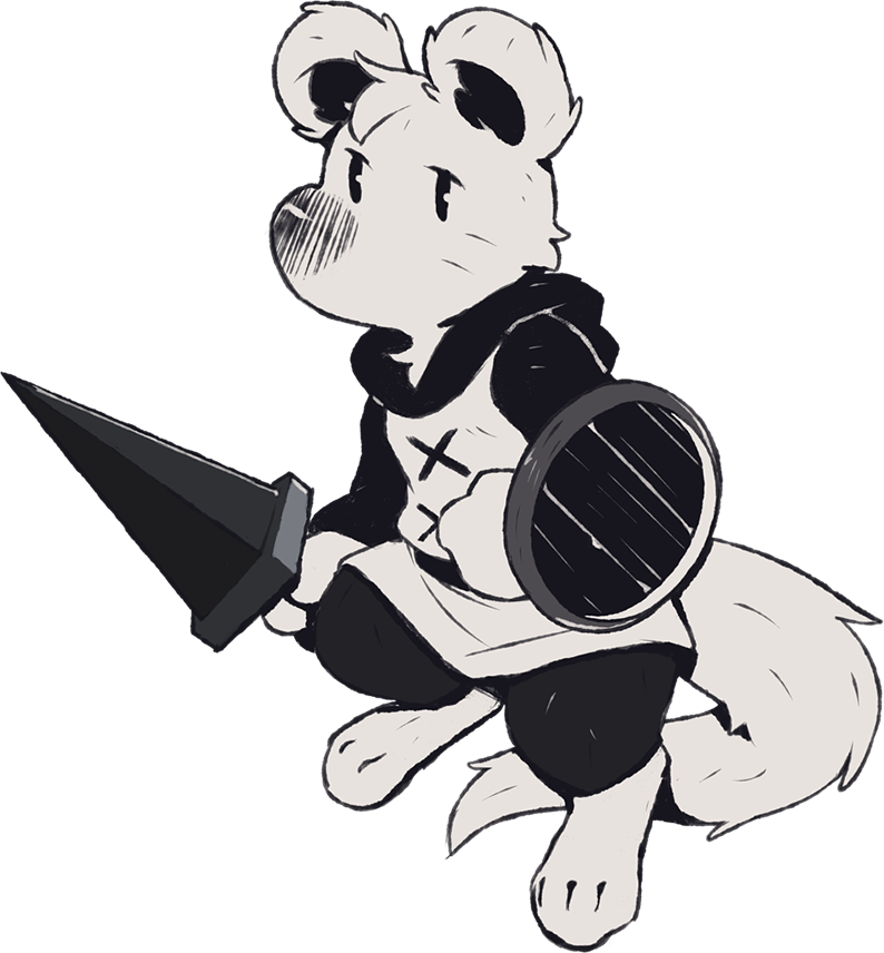 Dogearedcomic's tweet photo. if you're going to @BiggestLittleFC this year I did some artwork for the Fursuit Festival loot!
these are all based on different D&amp;D classes, Mouse Warrior, Wolf Rogue, Dog Cleric and my favorite, Bear Wizard https://t.co/yVCJp6J6QU