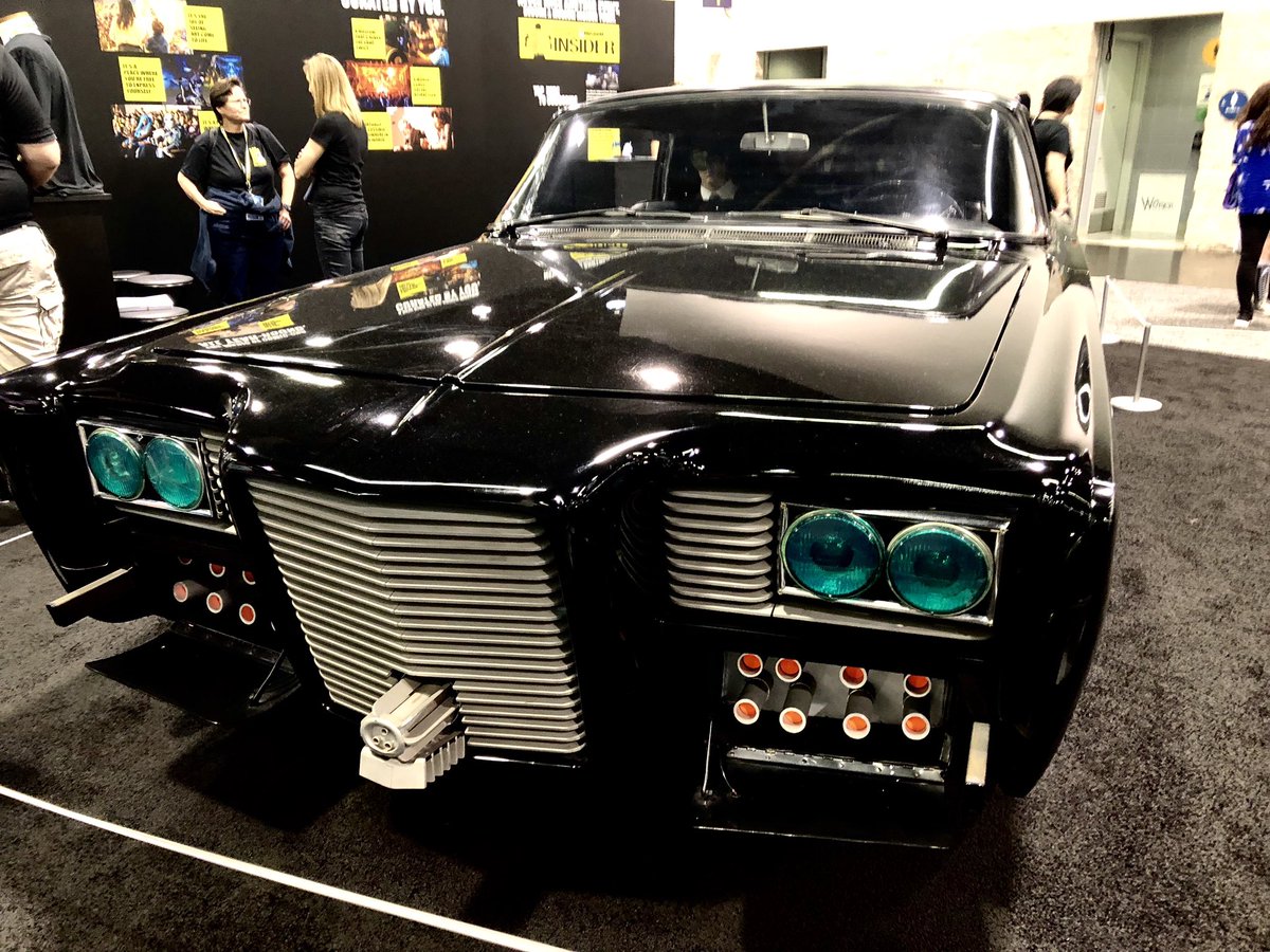 DannyMiki_'s tweet photo. #geeked out hard on the #BlackBeauty! 
Would of been sweet next to the #66Batmobile but I’ll take the Keaton #Batmobile anytime! 
@WonderCon 
#GreenHornet
#Kato
#Batman 
#HollywoodDreamMachines
#PetersonAutomotiveMuseum https://t.co/Od5XAP3NRL