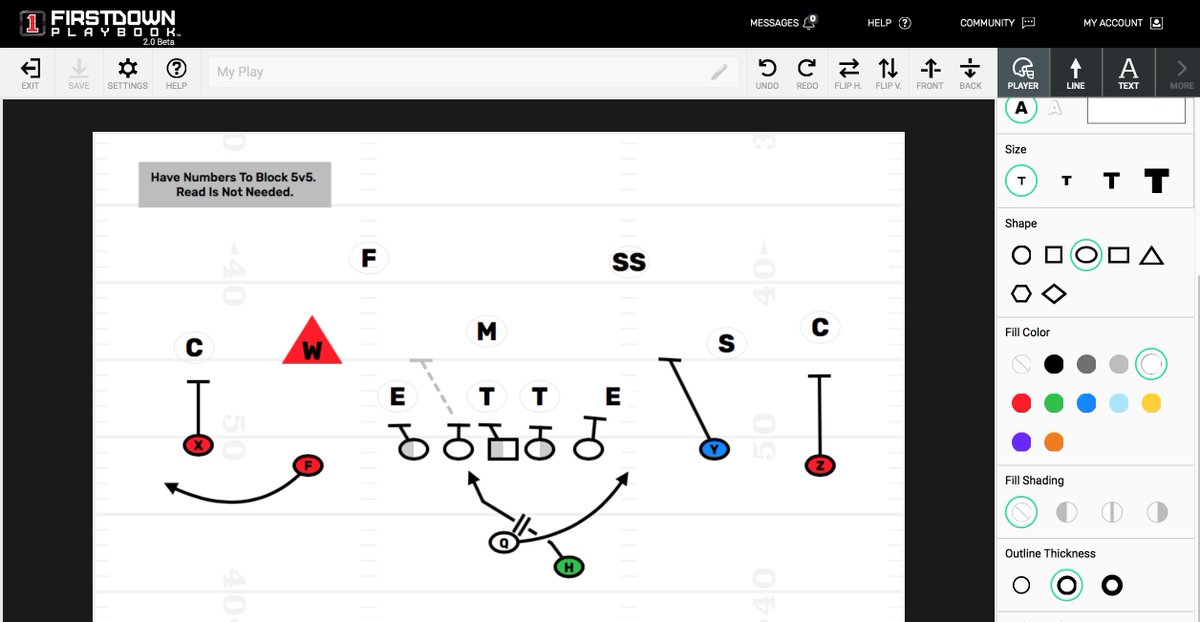 FDPlayBook's tweet photo. The beauty of FirstDown PlayBook is that you can bubble it or block it. That's your call. Just great to know we get you 90% home before you ever look at it. 90% of an hour is 54 minutes... https://t.co/ZEbFDmThZa
#footballplays #footballplaybook #practicecards #collegefootball https://t.co/8PrmLARUpa
