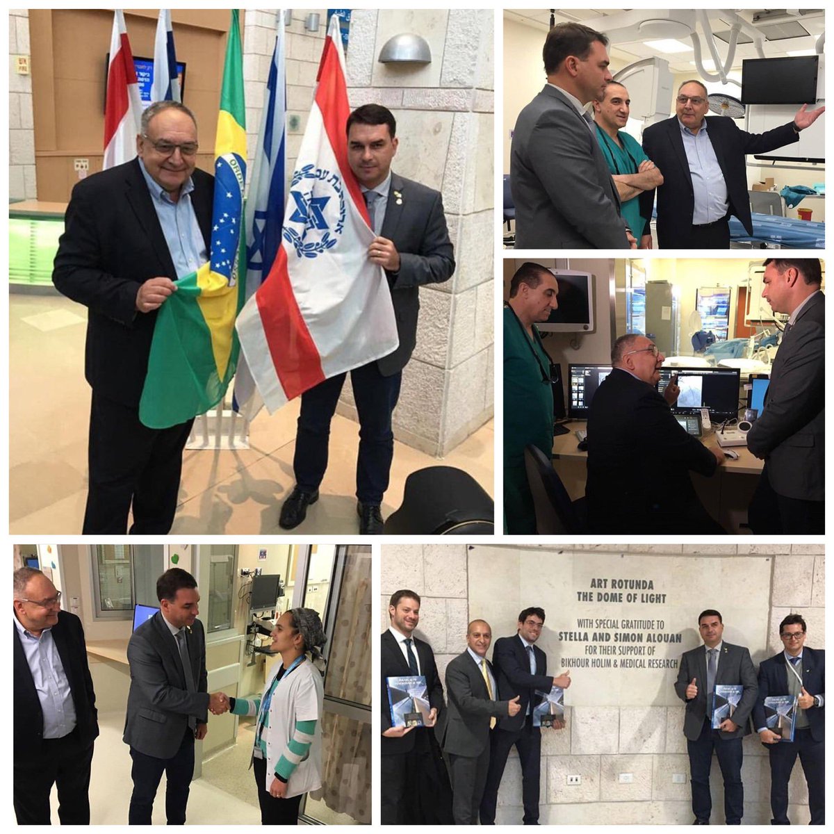 Visita ao Hadassah, o maior hospital público de Israel, onde foram apresentadas tecnologias inovadoras e proposto intercâmbio de conhecimento para a saúde no Brasil.
São mais de 2 milhões de pacientes atendidos por ano, com cobertura total e de excelência.
(Continua)