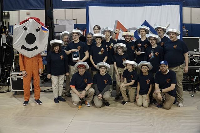 Congrats to Team #frc155 on winning the Team Spirit Award here at the Central Mass District Event! #omgrobots #WeAreNE ift.tt/2U5rgSG