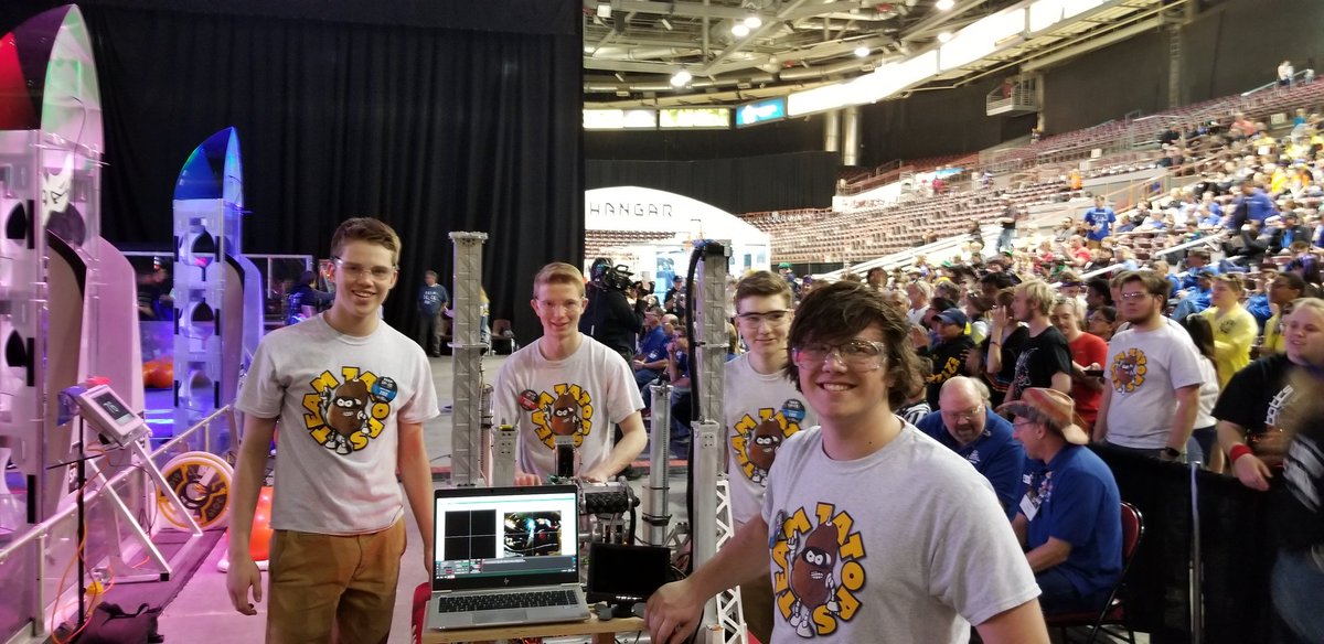 FRC2122 Team Tators (@teamtators2122) on Twitter photo Great weekend at the Idaho Regional <a href="/IDRobotics/">FIRST Idaho Robotics</a>. We were finalists at the event and qualified for the Houston World Championship!!! Great weekend at the Idaho Regional <a href="/IDRobotics/">FIRST Idaho Robotics</a>. We were finalists at the event and qualified for the Houston World Championship!!!